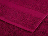 Premium Towels "SOLUND" 2 pcs Bordeaux 100x200 cm 600 gsm 137221
