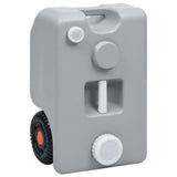 Wheeled Water Tank for Camping 25 L Grey 30132