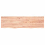 Table Top Light Brown 180x50x cm Treated Solid Wood Oak 3156391