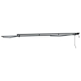 Manual Awning Frame with LEDs Anthracite 4 x 3.5 m Aluminium 42024813