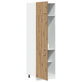 Refrigerator Cabinet Lyon Artisan Oak 60x57x207 cm Engineered Wood 856126