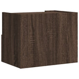 Wall-mounted Bedside Cabinets 2 pcs Brown Oak 45x30x35 cm 848324