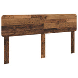 Bed Frame with Headboard Old Wood 200 x 200 cm Solid Pine Wood 3412040