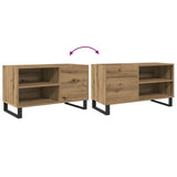 Record Cabinet Artisan Oak 84.5x38x48 cm Engineered Wood 857245