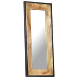 321631 Mirror 110x50 cm Solid Mango Wood