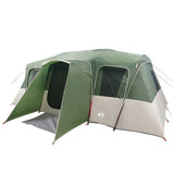 Family Tent Tunnel 16-Person Green Waterproof 94707