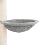 Floor to Ceiling Cat Tree Light Grey 258.5-284.5 cm 171718