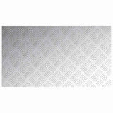 Stair Tread Rectangular 4 pcs Silver 90 x 50 cm Aluminium 4104362
