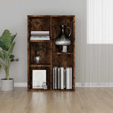 Book Cabinet/Sideboard Smoked Oak 50x25x80 cm Engineered Wood 826611