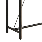 ZNTS Bar Table 150x70x107 cm Solid Wood Mango and Iron 356382