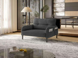 GOMYWAY corduroy fabric, comfortable monochrome single person wide seat chair, suitable for living W2678P422249