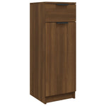 ZNTS Bathroom Cabinet Brown Oak 32x34x90 cm Engineered Wood 817059