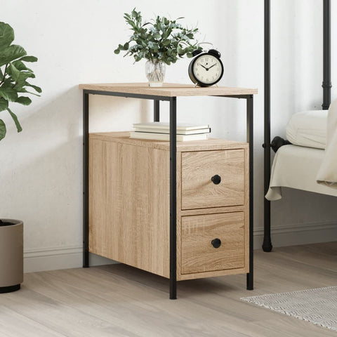 ZNTS Bedside Cabinet Sonoma Oak 30x60x60 cm Engineered Wood 826065