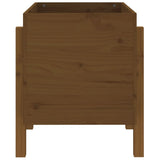 Garden Planter Honey Brown 62x50x57 cm Solid Wood Pine 825208