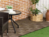 27 Pcs Wooden Interlocking Decking Tiles, Outdoor Flooring Tiles for Patio, Balcony, Terrace, Hot T3398P320008