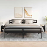Bedside Cabinets 2 pcs with Drawer Black 39x28x41 cm 858752