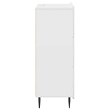 Drawer Cabinet White 66 x 34.5 x 92 cm Engineered Wood 894375