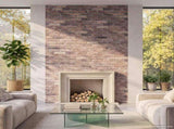 Wall Panels 10 pcs 100 x 50 cm Brown and Grey EPS Foam 42046103