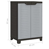 Plastic Cabinet 65x45x97 cm 337903