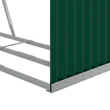 Log Holder Green 120x45x140 cm Galvanised Steel 364541