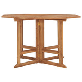 Folding Garden Dining Table 110x110x75 cm Solid Wood Teak 318480