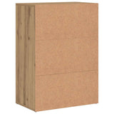 Shoe Cabinet Artisan Oak 60x35x84 cm Engineered Wood 855953