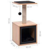 Cat Tree with Sisal Scratching Mat 62 cm 170932