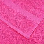 12 Piece Premium Towel Set SOLUND Pink 600 gsm 137586