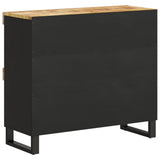 Side Cabinet 85x33x75 cm Solid Wood Mango 352897