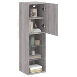 TV Cabinet with LED Lights Grey Sonoma 30.5x30x102 cm 837025