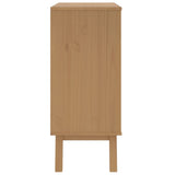 Drawer Cabinet OLDEN Brown Solid Wood Pine 358588