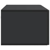 Wall-Mounted TV Cabinet Black 98 x 41 x 30 cm Engineered Wood 898016