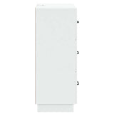 Drawer Cabinet White 66 x 34.5 x 87 cm Engineered Wood 895295