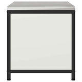 Kitchen Storage HATTEM White 90 x 50 x 53 cm Steel 874997