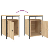 Bedside Cabinets 2 pcs Sonoma Oak 40x42x60 cm Engineered Wood 825866