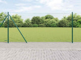 Welded Wire Fence with Concrete Base 100 x 1.6 m 3353604