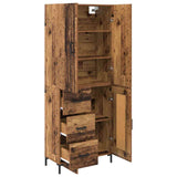Highboard Old Wood 69.5 x 34 x 180 cm Engineered Wood 3415684