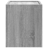 ZNTS Wall-mounted Bedside Cabinet Grey Sonoma 45x30x35 cm 848335