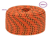 Multipurpose Utility Rope 12 mm 100 m Orange PP 930 kg Max Load 3473047