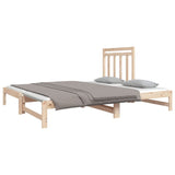 ZNTS Pull-out Day Bed without Mattress 2x cm 3124757