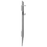 Wall-Mounted Coat Rack Grey Sonoma 100 x 10 x 100 cm 874512