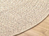 Rug ZIZUR Cream 200 cm Jute Look Indoor and Outdoor 4010387