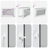 Tilt & Turn Basement Window RISOR 90 x 50 cm 42047244