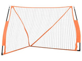 Portable Baseball Net Orange&Black 183x182x183cm Steel&Polyester 93737