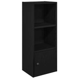 Bookcase Black Oak 31x24x77 cm Engineered Wood 860329