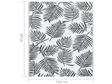 Outdoor Carpet ARAKIL White and Black 190x290 cm PP 310427