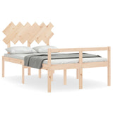 Senior Bed without Mattress 120x200 cm Solid Wood 3195541