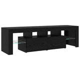 TV Cabinets 3 pcs Black oak 290 x 36.5 x 40 cm Engineered wood 3332513