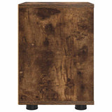 Bedside Table Smoked Oak 30.5 x 30 x 43 cm Engineered Wood 888807