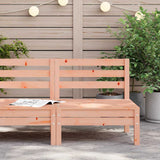 Garden Sofa Natural Wood Solid Douglas Fir wood Single Modular 837996